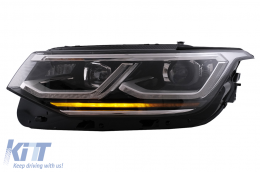 Kit carrozzeria per VW Tiguan 2 AD BW 16-19 Conversione 2021 R Look Griglia Passaruota-image-6106713