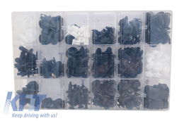 Kit de fixations en plastique Auto Clips 425 pcs--image-6058382