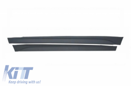 Kit Dual Twin Auspuff Tipps Kohlenstoff Matt für BMW 3 F30 11-19 M-Perform Look-image-6062535