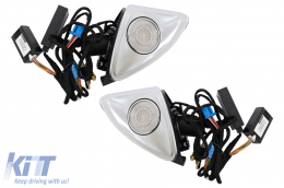 Kit griglie Ventilazione AC 64 colori LED 4D Rotante Tweeter Copertina Altoparlante per Mercedes Classe S W222-image-6105185