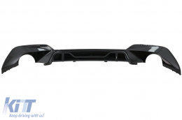 Kit Grille Embouts Silencieux Spoiler pour BMW G20 G21 M Look Noir Brillant-image-6078268