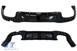 Kit Lèvre avant & Diffuseur Pour Mercedes S W222 Facelift S65 S63 07.17-08.20 Sedan-image-6090773