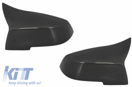 Kit Mirror Covers and Trunk Spoiler suitable for 3 Series F30 (2011-2018) M4 Design Real Carbon-image-6043422