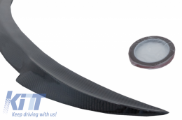 Kit Mirror Covers and Trunk Spoiler suitable for 3 Series F30 (2011-2018) M4 Design Real Carbon-image-6043430