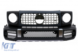 Kit paraurti per Mercedes Classe G W463 Facelift 18+ G63 Look Griglia Passaruota-image-6105011