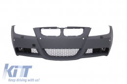 Kit per BMW E90 05-08 Look M-Performance Minigonne Laterali Fari Angel Eyes Nero-image-6053322