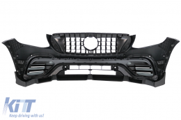 Kit per Mercedes GLC X253 SUV 15-07.19 GLC63 Look Paraurti Silenziatore-image-6038961