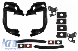 Kit pour Mercedes W117 C117 CLA 13-18 Facelift CLA45 Look Jupes Echappement-image-6050264