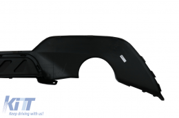 Kit Spoiler Griglia Scarico Diffusore per BMW 3 G20 G21 M Look Nero Lucido-image-6078277