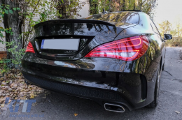 Kofferraum Booten Lid Spoiler für Mercedes CLA C117 W117 2013-2018 Glänzend schwarz-image-6082378