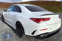 Kofferraum-Stiefel-Spoiler für Mercedes CLA Coupe C118 2019+ Glänzend schwarz-image-6085657