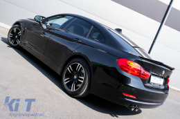 Kofferraumspoiler für BMW 4 Gran Coupé F36 14-03.19 M4 CSL Look Spiegel Abdeckungen Schwarz-image-6072900