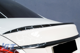 Kofferraumspoiler für Mercedes C-Klasse W205 Limousine 2014-2020 Glänzend schwarz-image-6104610