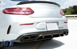 Kofferraumspoiler für Mercedes C238 E-Klasse Coupé 16+ Design Mattschwarz-image-6044133