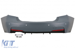 
Komplett body kit bal kipufogónyílásos diffúzorral, BMW 3 F30 (2011-2019) modellekhez, M-performance Dizájn-image-6077499