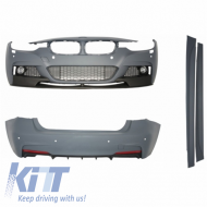 
Komplett body kit BMW F30 (2011-up) modellekhez, M-performance Dizájn, Quad M-Power fekete kipufogóvégekkel-image-6033471