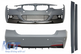 
Komplett body kit fekete kipufogóvégekkel BMW F30 (2011-től) modellekhez, M-performance Dizájn -image-6018294