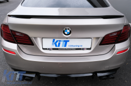 
Komplett body kit spoilerrel, visszapillantó tükör borítókkal és matt szénszálas kipufogóvégekkel, BMW 5 F10 nem LCI (2011-2014) modellekhez, M dizájn-image-6081197