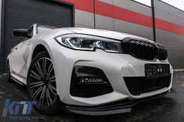 Komplett Bodykit Erweiterungen für BMW 3 G20 G21 2018+ M Look Glänzend schwarz-image-6092821