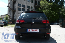 Komplettes Kit für VW Golf 7 VII 2013-2016 GTI Look Kühlergrill Rote Einfügungen-image-6010375