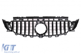 Középső rács Mercedes E-Class W213 S213 C238 (2016-Up) AMG GT-R Panamericana Design Fekete-image-6057422