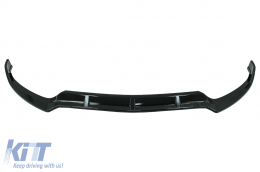 Labbro anteriore per Mercedes C W205 S205 A205 C205 2014-2019 Sport Line Nero lucido-image-6071249