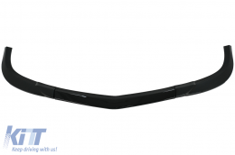 Labbro anteriore per Mercedes C W205 S205 A205 C205 11-15 Sport Line Nero lucido-image-6100630