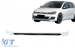 Labbro Estensione Spoiler per VW Golf 7 5G Pre-Facelift 13-17 Nero bianco-image-6072358