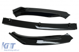 Labbro Estensione Spoiler per VW Passat B8 3G Limousine Variante 15-18 Nero lucido-image-6072244