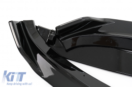 Labbro Estensione Spoiler per VW Passat B8 3G Limousine Variante 15-18 Nero lucido-image-6072245