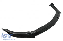 Labbro spoiler anteriore Estensione per Mercedes CLA C117 X117 Sport Line 16-18 Nero lucido-image-6090967