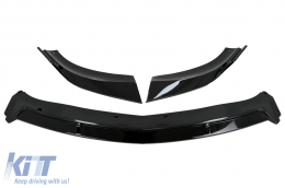 Labbro spoiler anteriore Estensione per Mercedes CLA C117 X117 Sport Line 16-18 Nero lucido-image-6090969