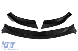 Labbro spoiler anteriore Estensione per Mercedes CLA C117 X117 Sport Line 16-18 Nero lucido-image-6090970