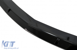 Labbro spoiler anteriore Estensione per Mercedes CLA C117 X117 Sport Line 16-18 Nero lucido-image-6090971