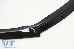 Labbro spoiler anteriore Estensione per Mercedes CLA C117 X117 Sport Line 16-18 Nero lucido-image-6090972