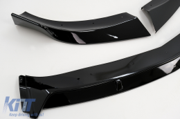 Labbro spoiler anteriore Estensione per Mercedes CLA C117 X117 Sport Line 16-18 Nero lucido-image-6090973