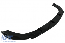 Labbro spoiler anteriore per Mercedes Classe A W177 V177 Sport-Line / A35 18-22 Nero lucido-image-6092880