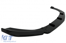 Labbro spoiler anteriore per Mercedes Classe A W177 V177 Sport-Line / A35 18-22 Nero lucido-image-6092881