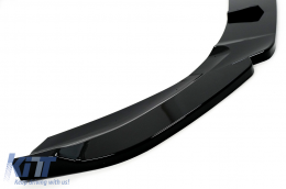 Labbro spoiler anteriore per Mercedes Classe A W177 V177 Sport-Line / A35 18-22 Nero lucido-image-6092885