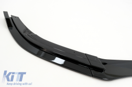 Labbro spoiler anteriore per Mercedes E W212 S212 Facelift Sport Line 13-16 Nero lucido-image-6090993