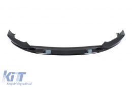 Labbro Spoiler paraurti anteriore per BMW Serie 5 G30 G31 2017-2019 M Look Nero lucido-image-6043495