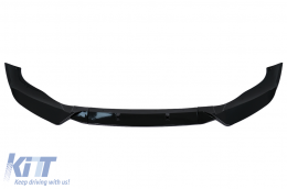 Labbro spoiler paraurti anteriore per BMW X3 G01 X4 G02 LCI 2021+ M Sport Nero lucido-image-6100905