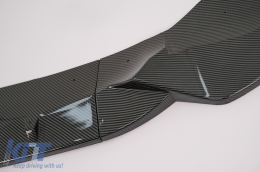 Labbro spoiler paraurti anteriore per BMW X3 G01 X4 G02 2018-2020 M Sport Pellicola Carbon-image-6100913