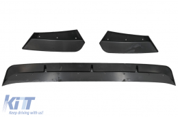 Labbro spoiler paraurti anteriore per BMW X3M G01 X4M G02 2018-2020 M Sport Carbonio Look-image-6088355