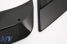 Labbro spoiler paraurti anteriore per BMW X3M G01 X4M G02 2018-2020 M Sport Carbonio Look-image-6088358