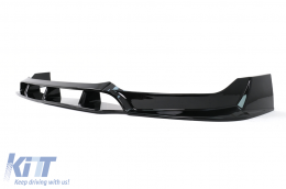 Labbro Spoiler Paraurti Anteriore per BMW X6 G06 X6M 2019+ Nero lucido-image-6083714