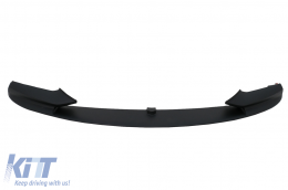 Labbro Spoiler Paraurti per BMW 5er F10 F11 Berlina Touring 11-17 Nero opaco-image-6105475