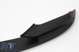 Labbro Spoiler Paraurti per BMW 5er F10 F11 Berlina Touring 11-17 Nero opaco-image-6105476