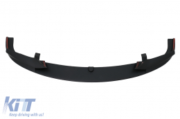 Labbro Spoiler Paraurti per BMW 5er F10 F11 Berlina Touring 11-17 Nero opaco-image-6105478