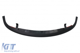 Labbro Spoiler Paraurti per BMW 5er F10 F11 Berlina Touring 11-17 Nero opaco-image-6105479